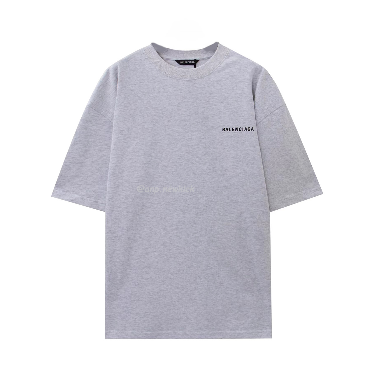 Balenciaga Logo T Shirt Grey (1) - newkick.app